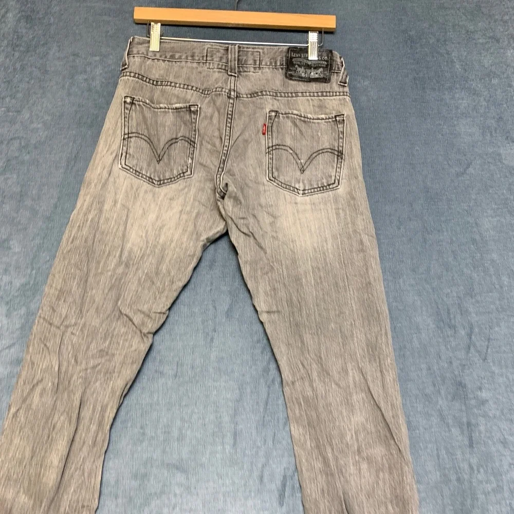 Levi's 511 Skinny Jeans Mens 30x30 Gray Denim Medium Wash Casual 5-Pockets